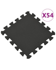 Tapis de sol 54 pcs 4,86㎡ Mousse EVA Noir | Mobilier & Déco