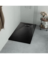 Bac de douche SMC Noir 90 x 70 cm | Mobilier & Déco