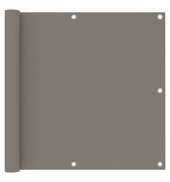 Écran de balcon Taupe 90x300 cm Tissu Oxford | Mobilier & Déco
