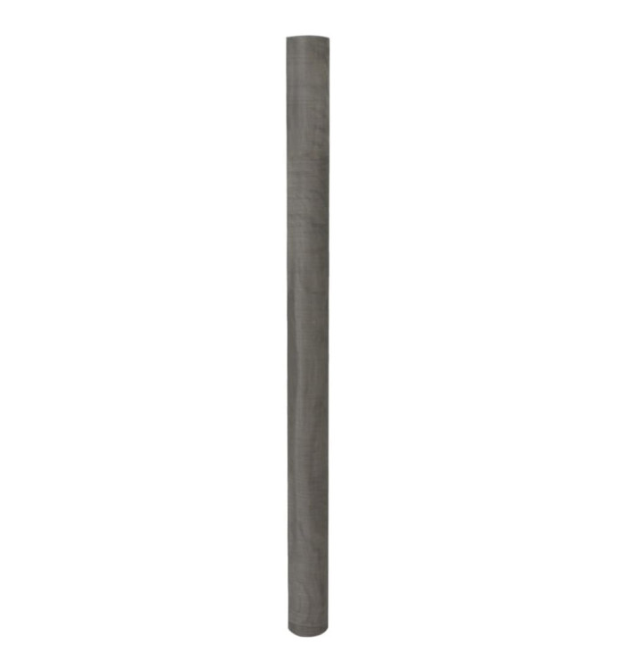 Écran en treillis Acier inoxydable 100x500 cm Argenté | Mobilier & Déco