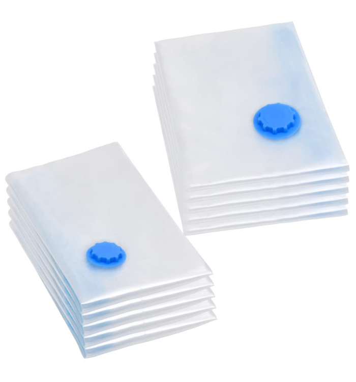 Sacs de voyage sous vide Sacs de vêtements 2 tailles 10 pcs | Mobilier & Déco