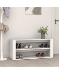 Étagère à chaussures Blanc 100x35x45 cm Bois d'ingénierie | Mobilier & Déco