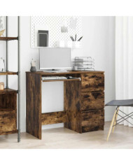 Bureau Chêne fumé 90x45x76 cm Bois d'ingénierie | Mobilier & Déco