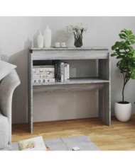 Table console Sonoma gris 80x30x80 cm Bois d'ingénierie | Mobilier & Déco