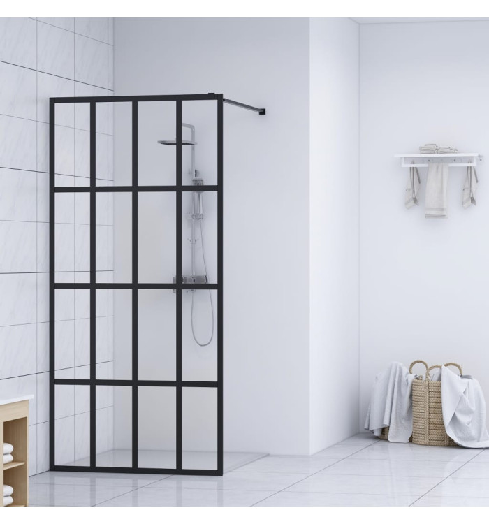 Écran de douche Verre trempé transparent 80x195 cm | Mobilier & Déco