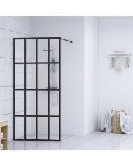 Écran de douche Verre trempé transparent 80x195 cm | Mobilier & Déco