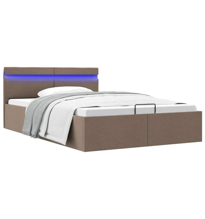 Cadre de lit à rangement hydraulique sans matelas 140x200 cm | Mobilier & Déco