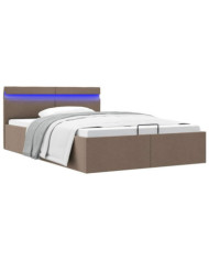 Cadre de lit à rangement hydraulique sans matelas 140x200 cm | Mobilier & Déco
