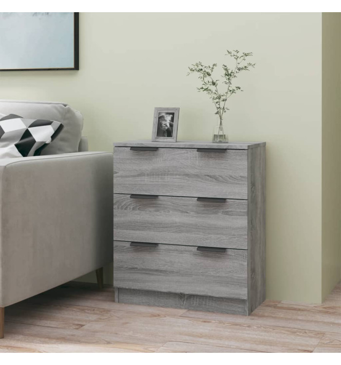 Buffet Sonoma gris 60x30x70 cm Bois d'ingénierie | Mobilier & Déco