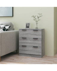 Buffet Sonoma gris 60x30x70 cm Bois d'ingénierie | Mobilier & Déco