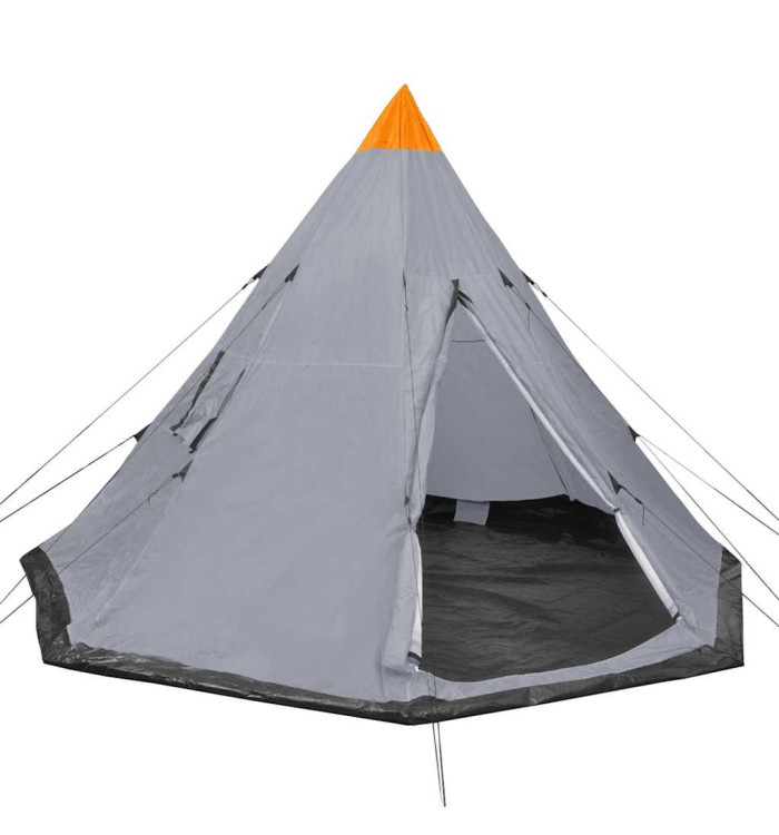 Tente pour 4 personnes Gris | Mobilier & Déco