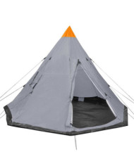 Tente pour 4 personnes Gris | Mobilier & Déco