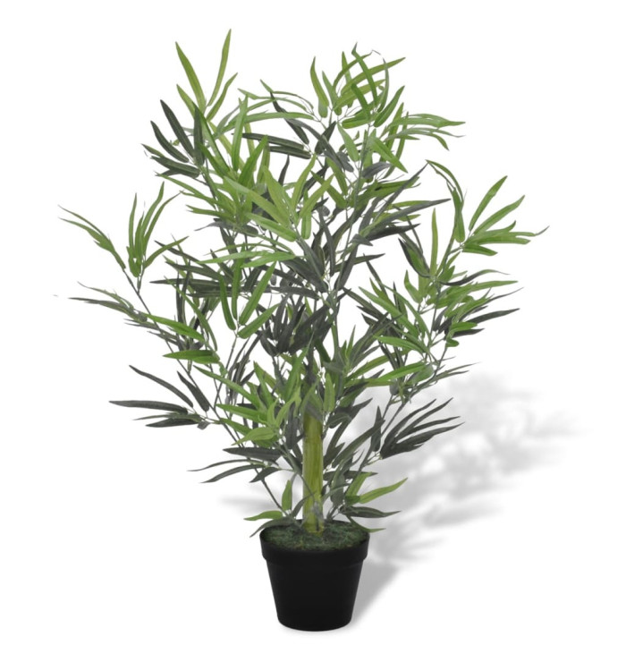 Bambou artificiel avec pot 80 cm | Mobilier & Déco
