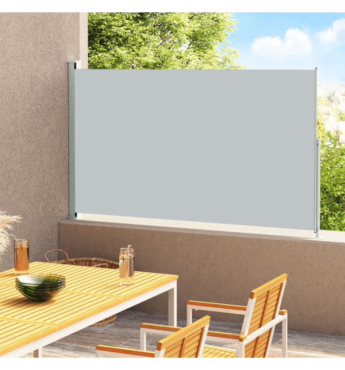 Auvent latéral rétractable de patio 180x300 cm Gris | Mobilier & Déco