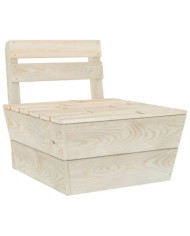 Canapé central sectionnel palette Bois d'épicéa imprégné | Mobilier & Déco