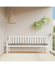 Coussin de banc de jardin taupe 200x50x7 cm tissu oxford | Mobilier & Déco