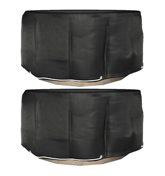 Housses pour meubles de jardin 2 pcs 10 œillets Ø230x90 cm rond | Mobilier & Déco