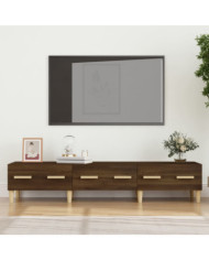 Meuble TV Chêne marron 150x34,5x30 cm Bois d'ingénierie | Mobilier & Déco
