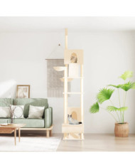Arbre à chat du sol au plafond Crème 277-303 cm | Mobilier & Déco