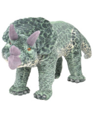 Jouet en peluche Dinosaure Tricératops Vert XXL | Mobilier & Déco