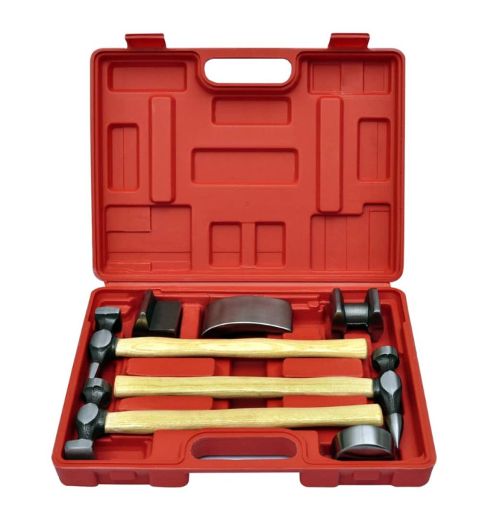 Kit de marteaux de carrosserie de voiture et de bosses 7 pcs | Mobilier & Déco