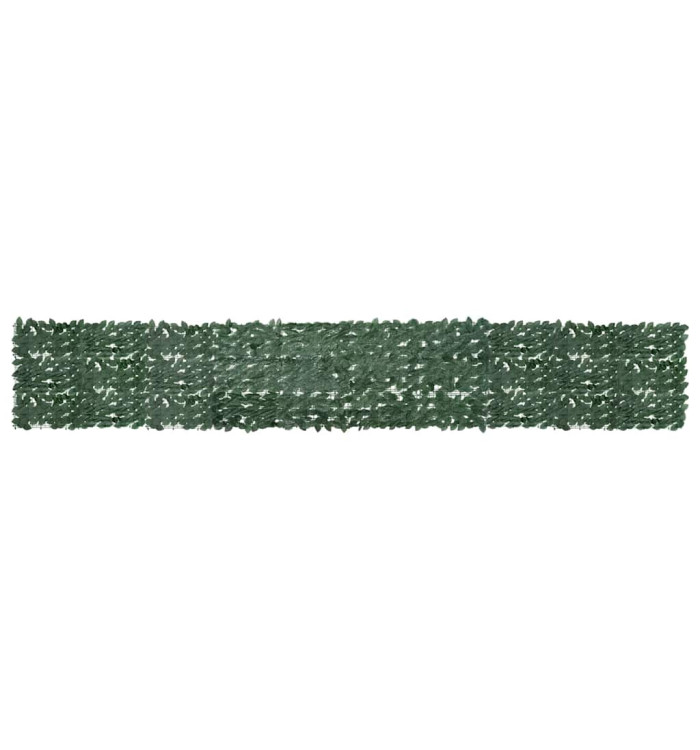 Écran de balcon avec feuilles vert foncé 500x75 cm | Mobilier & Déco