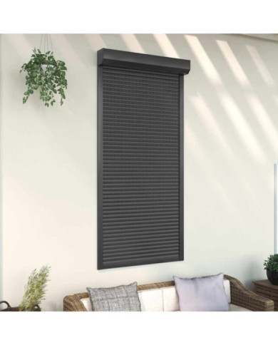 Volet roulant aluminium 100x210 cm anthracite | Mobilier & Déco