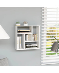 Étagère murale Blanc 45,1x16x45,1 cm Bois d’ingénierie | Mobilier & Déco