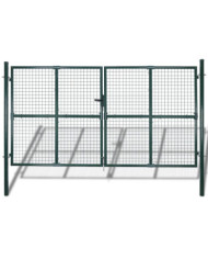 Portail de Clôture en Grillage Galvanisée 289 x 175 cm / 306 x 225 cm | Mobilier & Déco