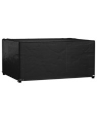 Housse de salon de jardin 8 œillets 160x120x75 cm rectangulaire | Mobilier & Déco