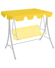 Toit de rechange de balançoire Jaune 150/130x105/70 cm | Mobilier & Déco