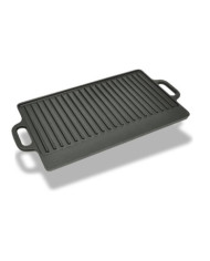 Plateau de gril réversible Fonte 50x23 cm | Mobilier & Déco
