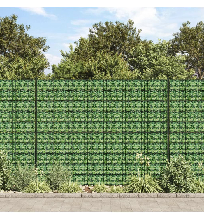 Écrans d'intimité de jardin 4 pcs PVC 35x0,19 m Vert | Mobilier & Déco