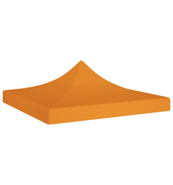 Toit de tente de réception 3x3 m Orange 270 g/m² | Mobilier & Déco