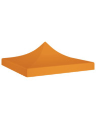 Toit de tente de réception 3x3 m Orange 270 g/m² | Mobilier & Déco