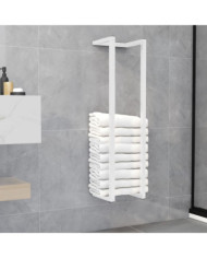 Porte-serviette Blanc 25x20x95 cm Acier | Mobilier & Déco