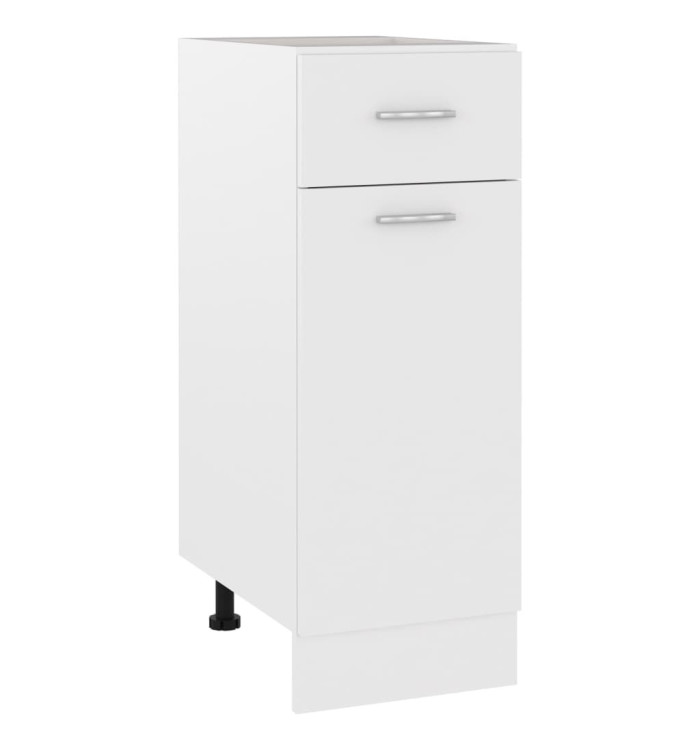 Armoire de plancher à tiroir "Lyon" Blanc 30x46x81,5cm | Mobilier & Déco