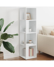 Armoire d'angle Blanc 33x33x132 cm Bois d’ingénierie | Mobilier & Déco