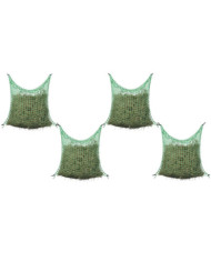 Filet à foin 4 pcs Carré 0,9 x 1,5 m PP | Mobilier & Déco