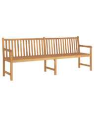 Banc de jardin 228 cm bois de teck solide | Mobilier & Déco