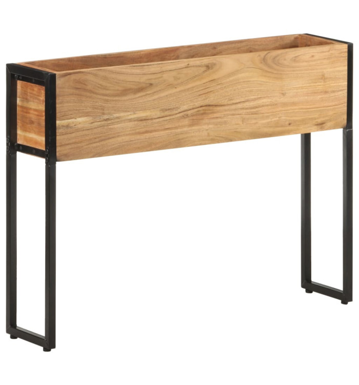 Jardinière 90x20x68 cm Bois massif d'acacia | Mobilier & Déco