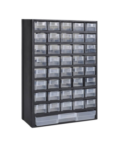 Armoire à outils avec 41 tiroirs Plastique | Mobilier & Déco