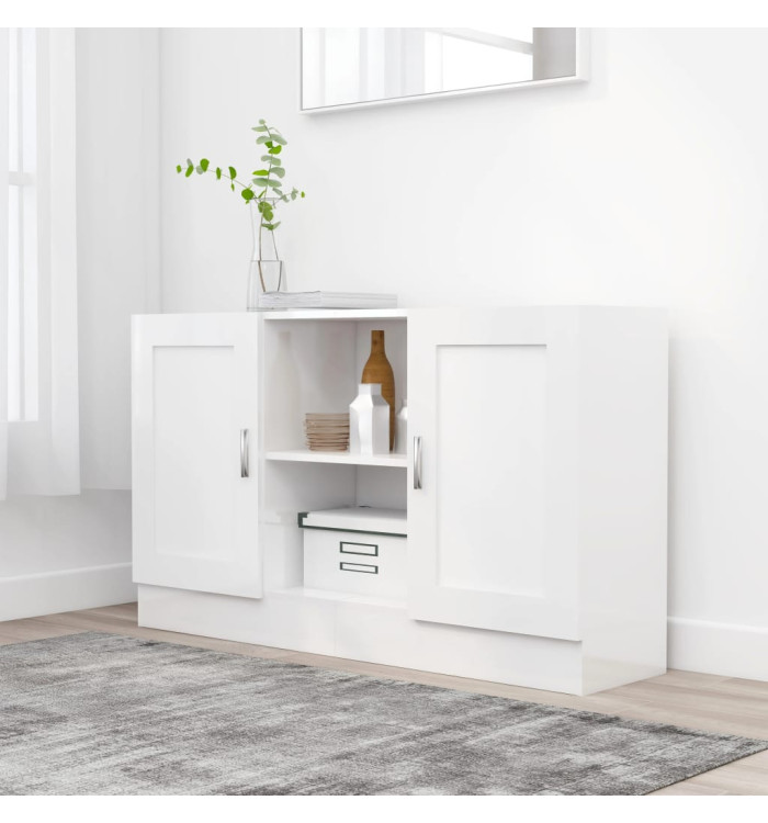 Buffet Blanc 120x30,5x70 cm Bois d'ingénierie | Mobilier & Déco