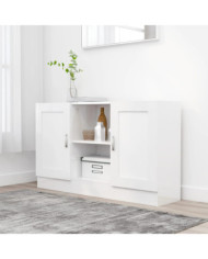 Buffet Blanc 120x30,5x70 cm Bois d'ingénierie | Mobilier & Déco