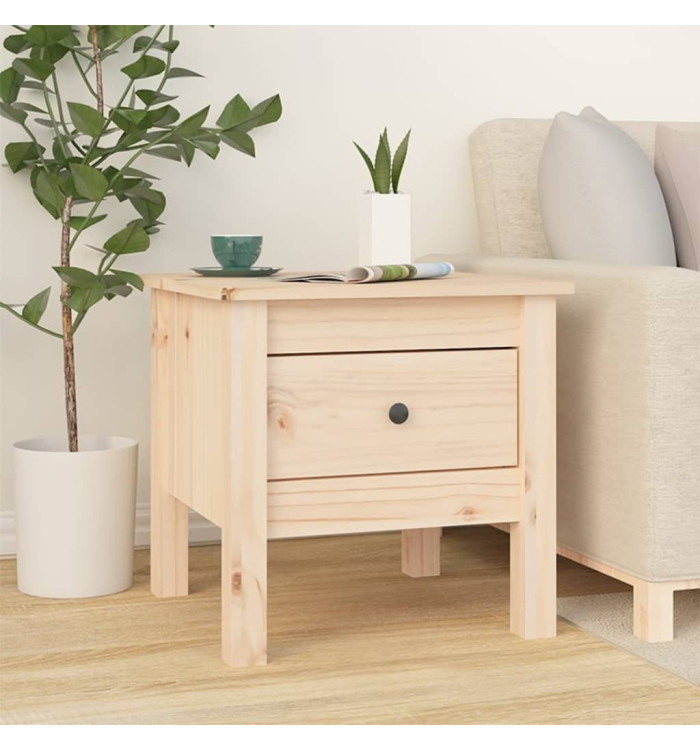 Table d'appoint 40x40x39 cm Bois massif de pin | Mobilier & Déco