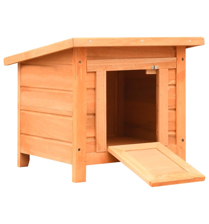 Maison de chat Pin massif et sapin 50 x 46 x 43,5 cm | Mobilier & Déco