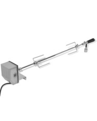 Broche à rôtir avec moteur 900 mm Acier | Mobilier & Déco