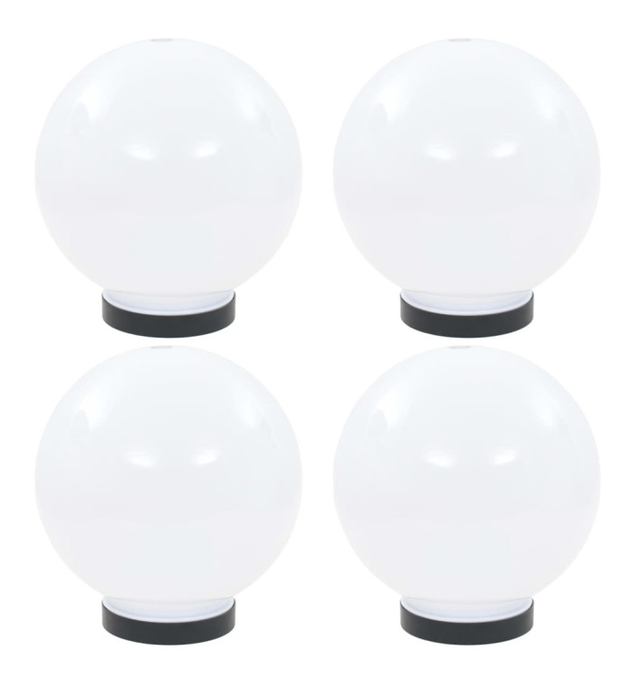 Lampes à LED sous forme de boule 4 pcs Sphérique 20 cm PMMA | Mobilier & Déco