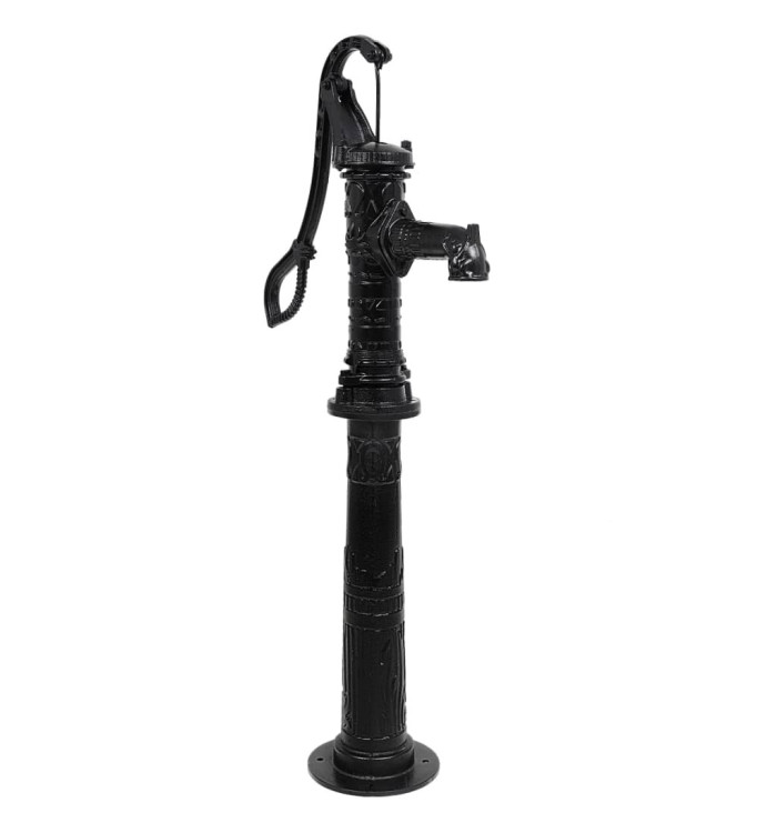 Pompe à eau de jardin avec support en fonte | Mobilier & Déco