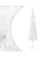 Sapin de Noël étroit Blanc 210 cm | Mobilier & Déco